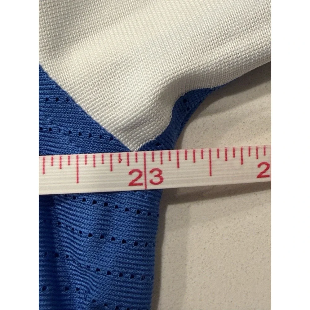 Jordan Brooklyn Collegiate Goalie Top HV0107-133 Mens Large Blue White Stripe
